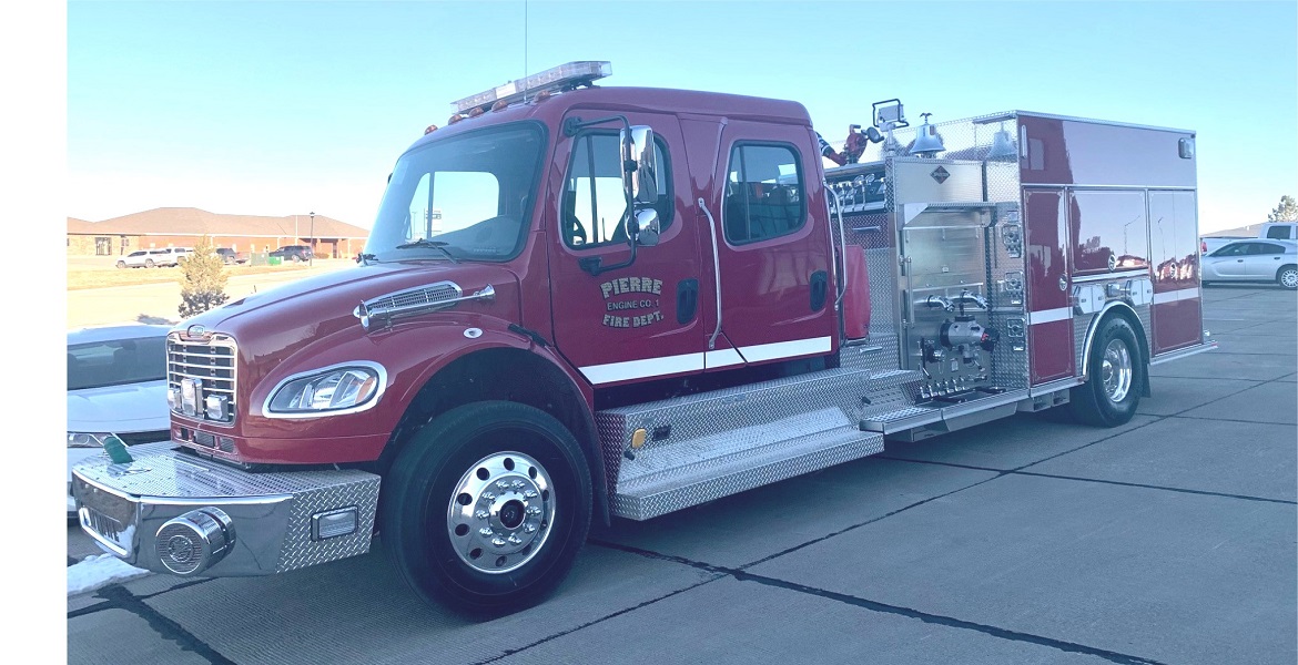 Pierre Volunteer Fire Department gets new Engine 1 DRGNews