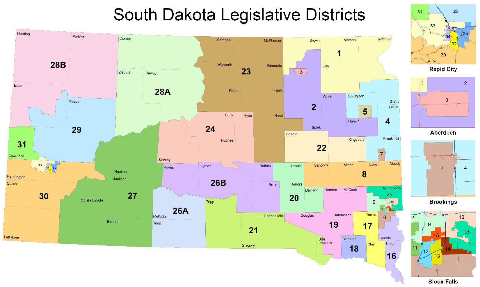 SD legislators working on redistricting information ahead of next month ...