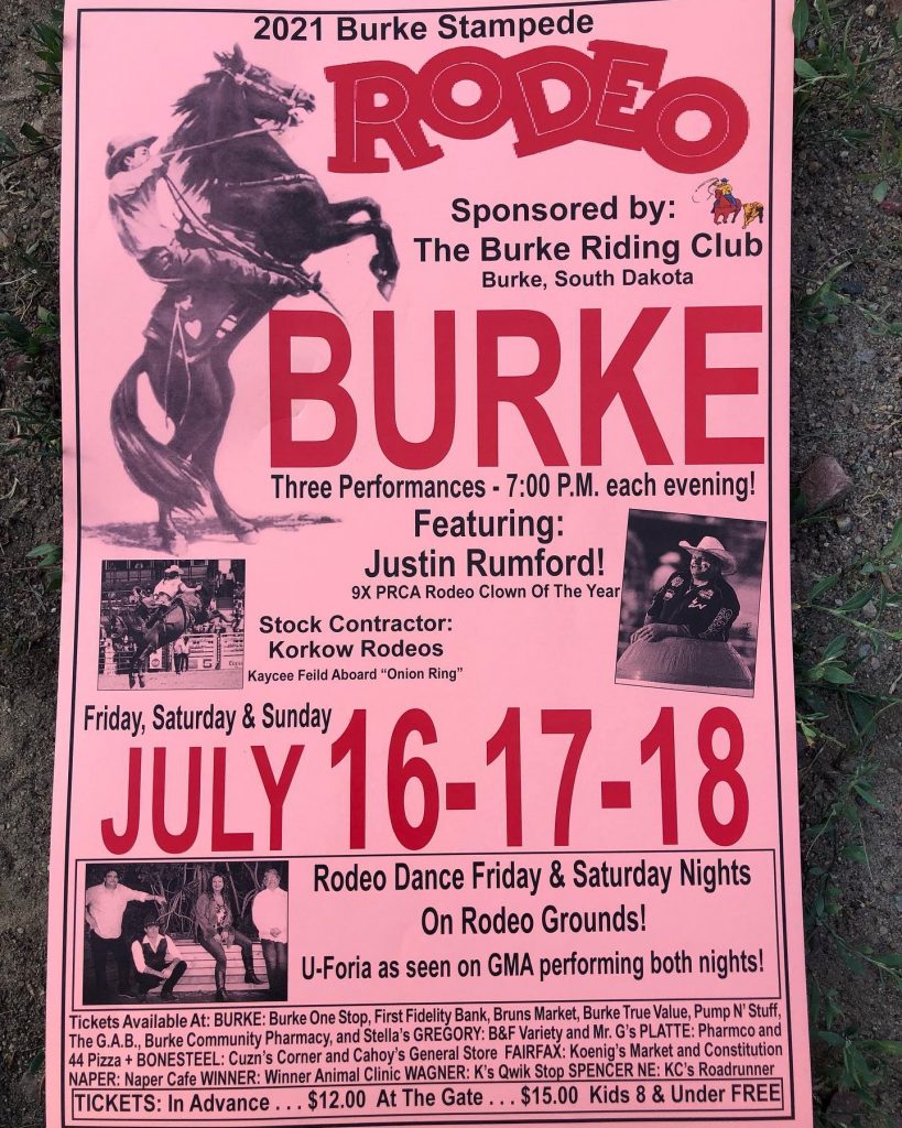 Ft. Pierre Weekly Update & Burke Rodeo Info DRGNews