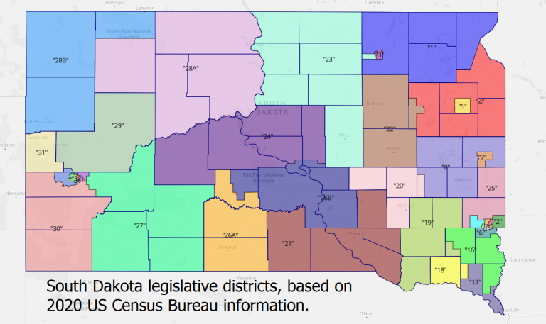 South Dakota Democratic Party Sees Potential In New Legislative Districts Map Drgnews 0375