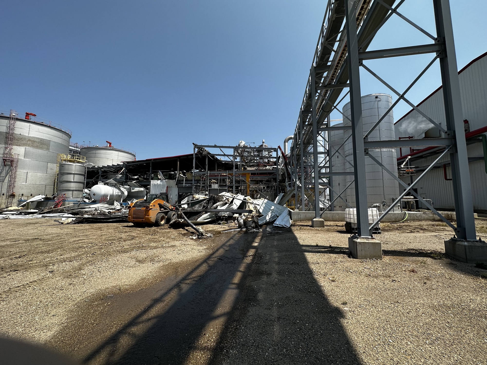 Initial indication is explosion at Ringneck Energy ethanol plant at